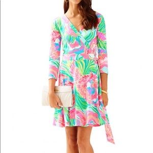 NWT Lilly Pulitzer Emilia Wrap Dress Size M